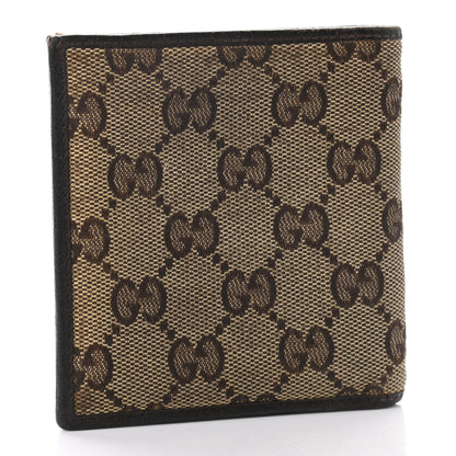 Gucci Monogram Bi-Fold Wallet Dark Brown 3 of 8