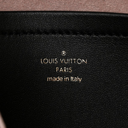 Louis Vuitton Lambskin Embossed Monogram Pochette Coussin Black 6 of 10