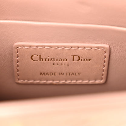 Christian Dior Smooth Calfskin Micro 30 Montaigne Flap Bag Pale Pink 6 of 11