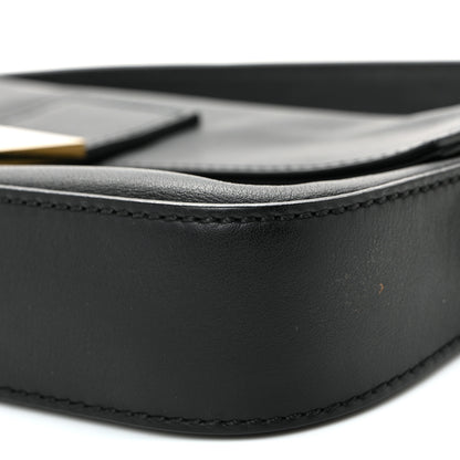 Fendi Vitello Flamingo Enamel Baguette Black 10 of 10