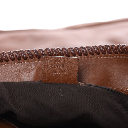Gucci Calfskin Large Horsebit Chain Hobo Brown 7 of 11