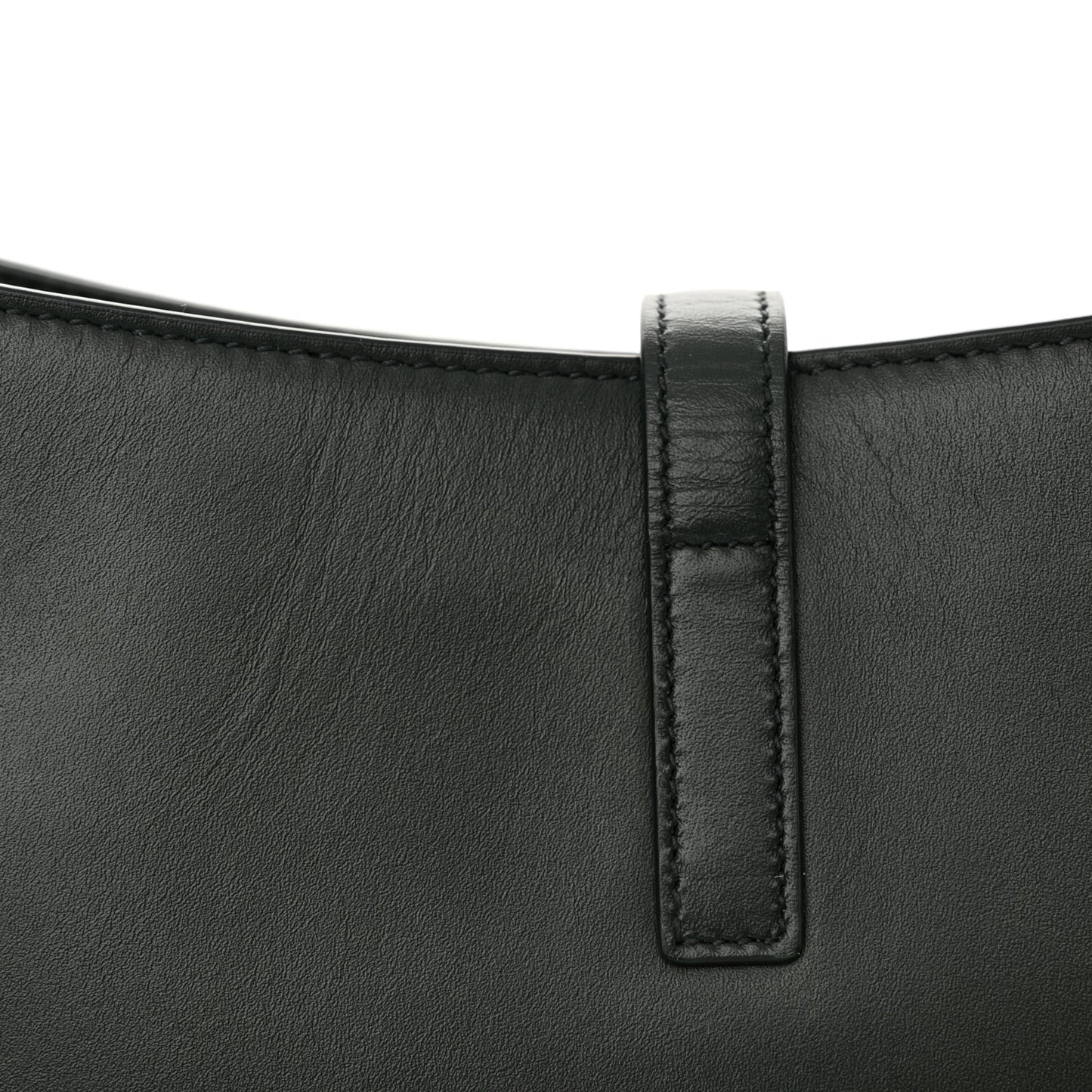 Smooth Calfskin Le 5 A 7 Hobo Vert Fonce