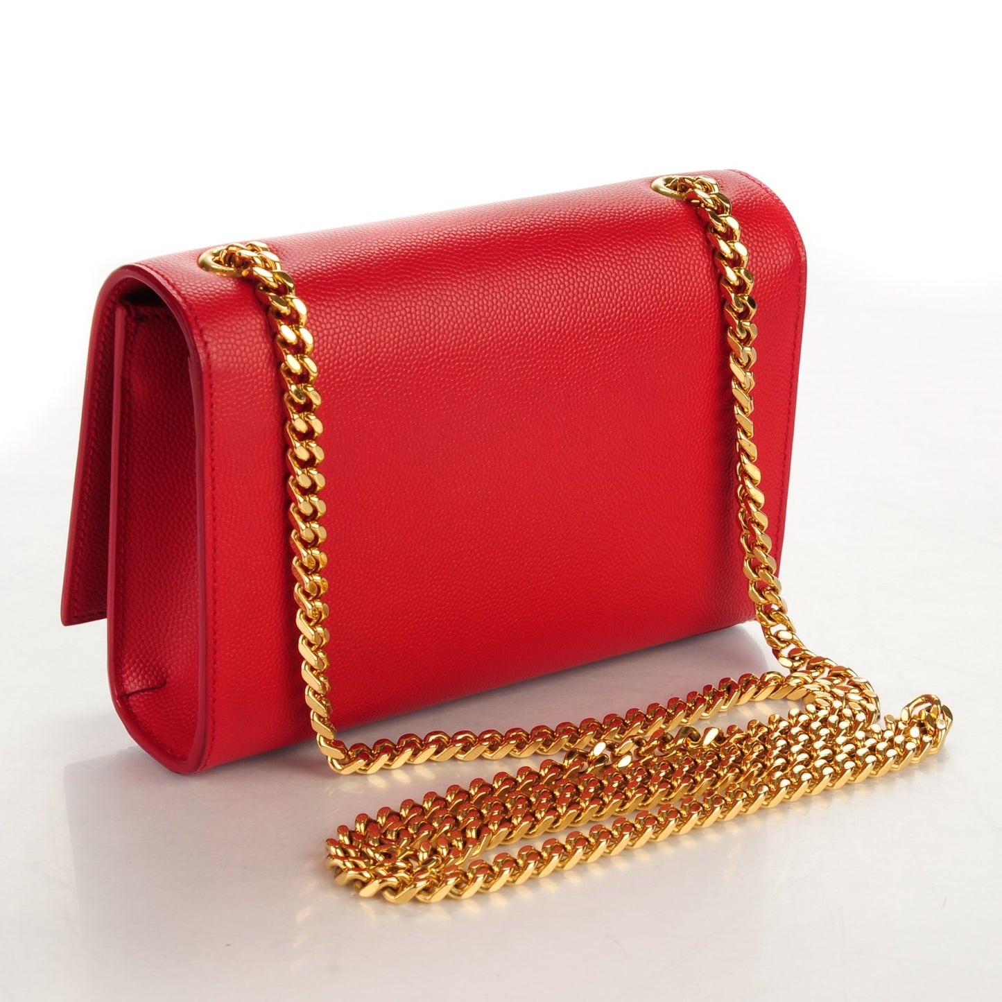 Grain De Poudre Small Monogram Kate Satchel New Red