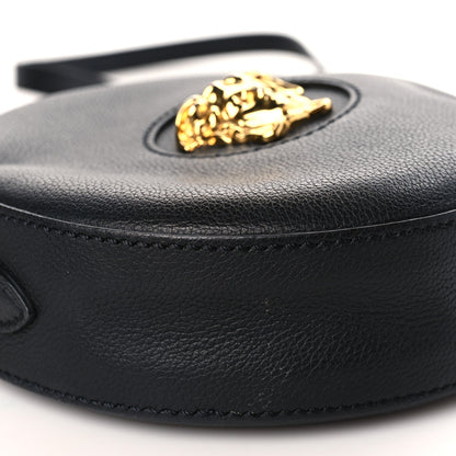Versace Calfskin La Medusa Round Camera Bag Black 7 of 8