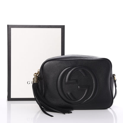 Gucci Pebbled Calfskin Small Soho Disco Bag Black 8 of 8