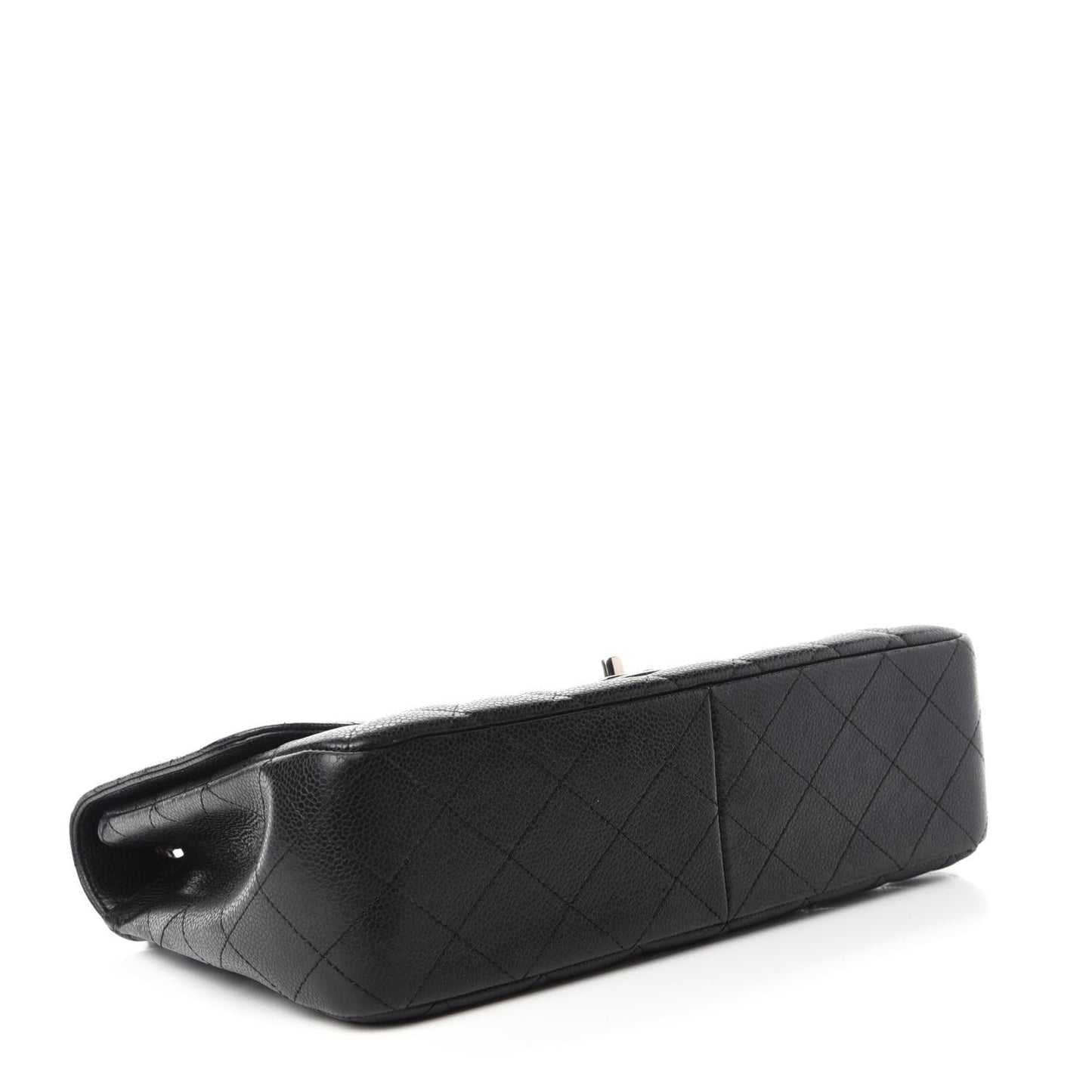 Caviar Quilted Jumbo Single Flap Black