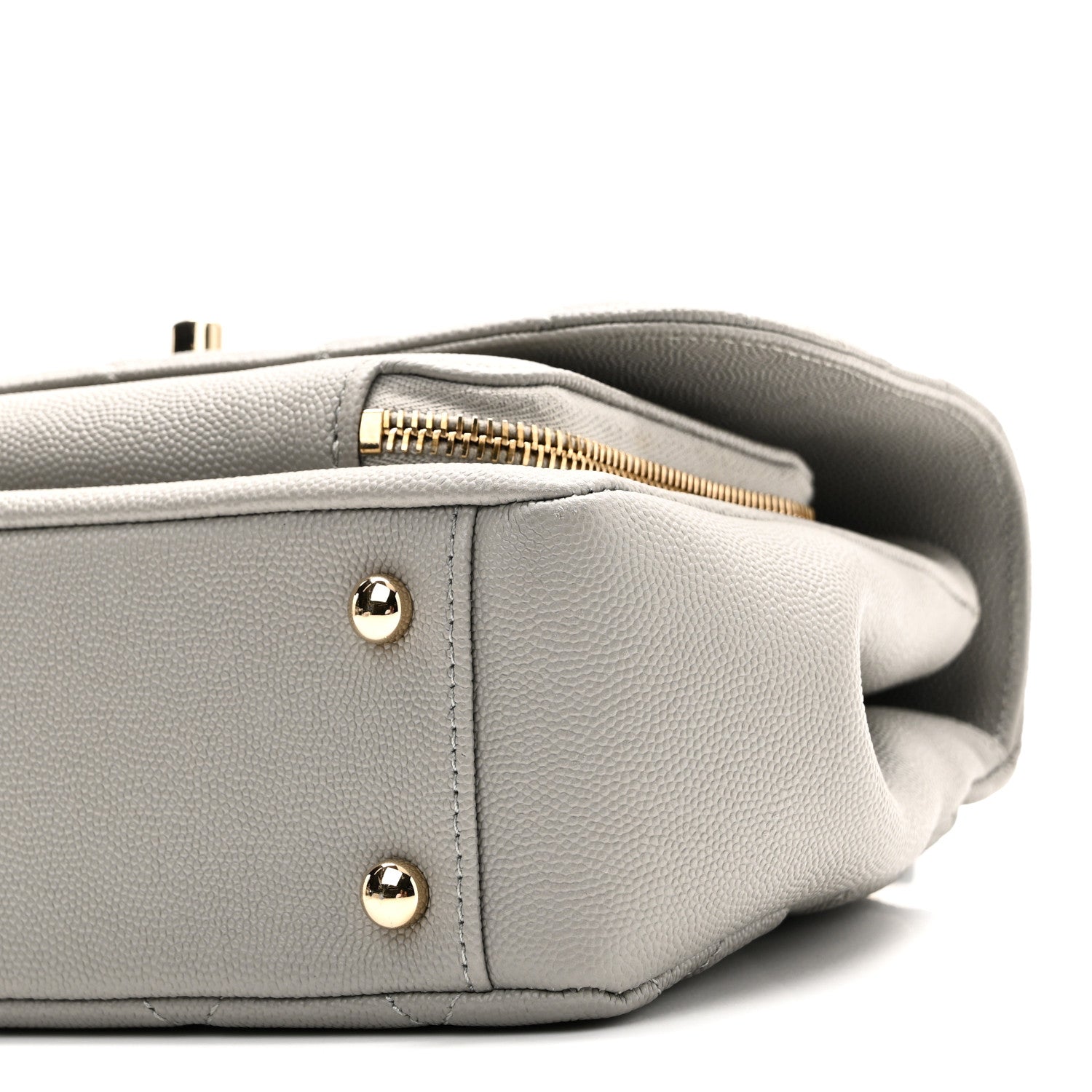Chanel Caviar Quilted Medium Business Affinity Flap Grey 10 of 10
