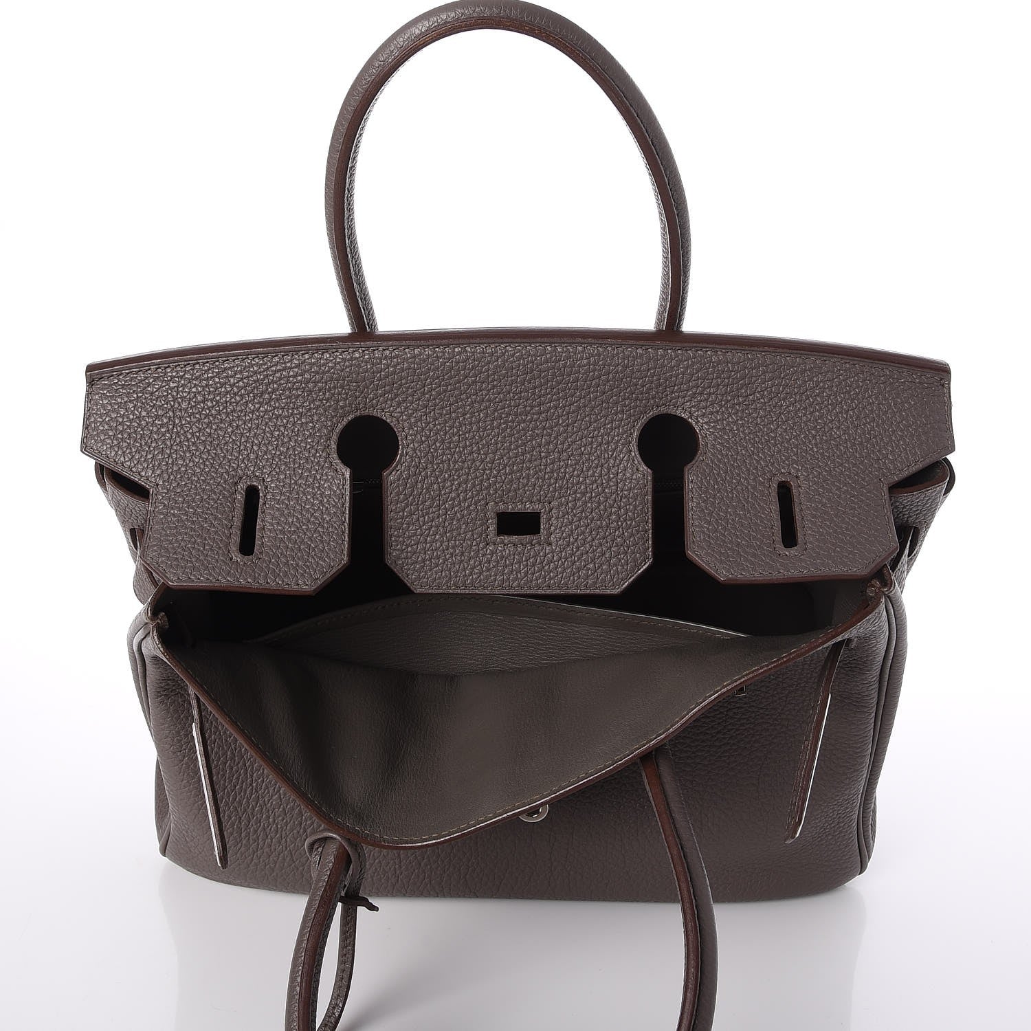 Hermes Togo Birkin 30 Etain 7 of 33