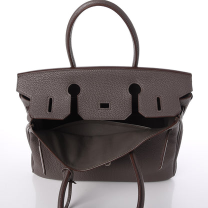 Hermes Togo Birkin 30 Etain 7 of 33