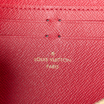 Louis Vuitton Damier Ebene Clemence Wallet Cherry 6 of 10