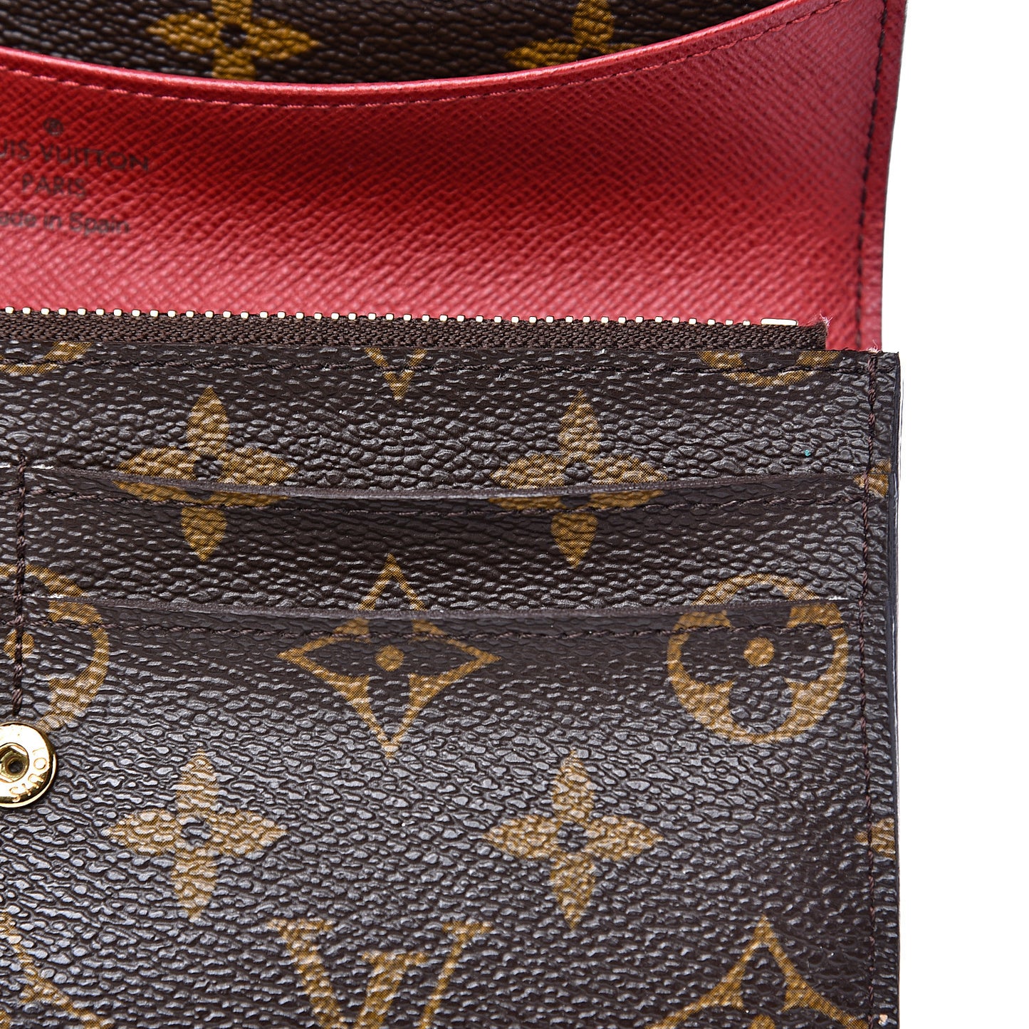 Monogram Emilie Wallet Fuchsia