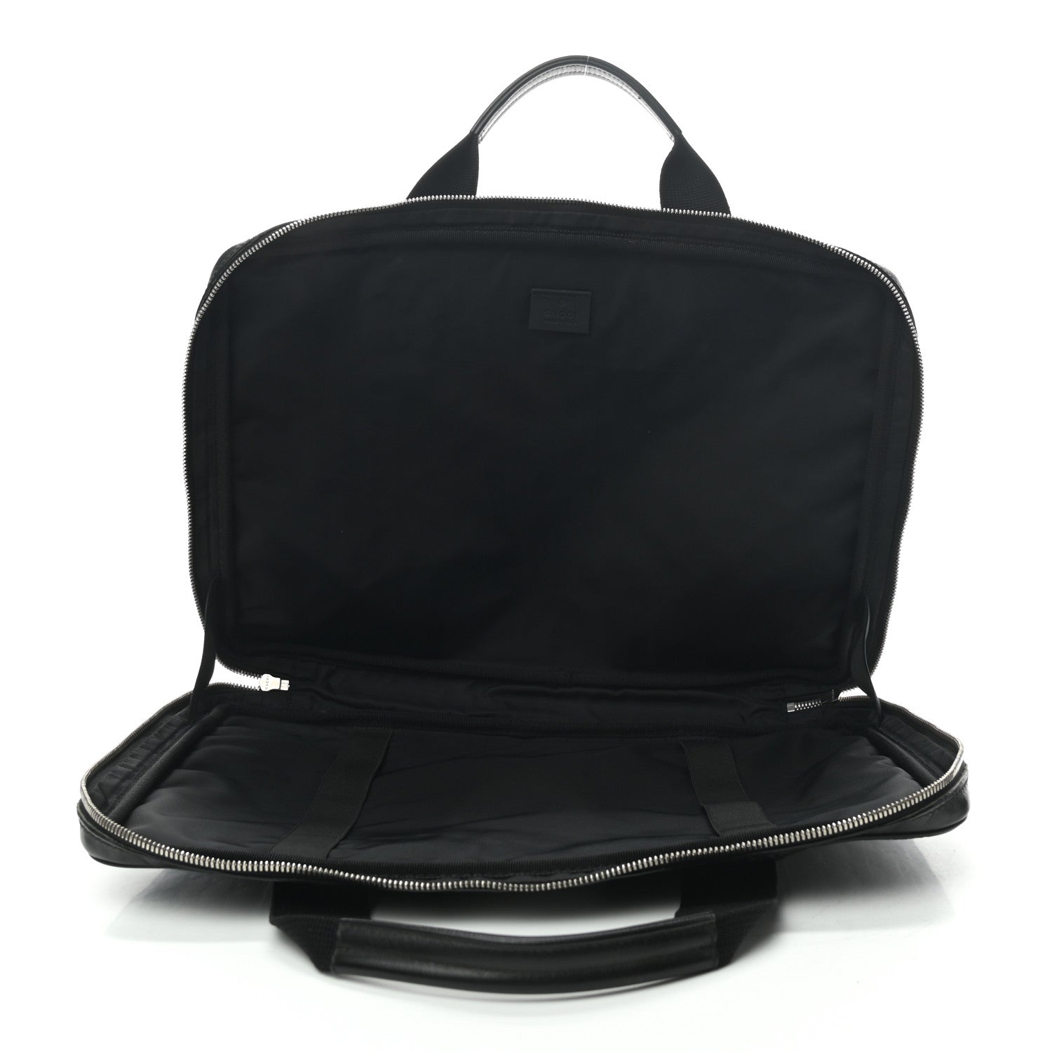 Gucci Guccissima Laptop Briefcase Black 4 of 10