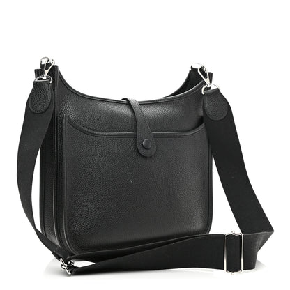 Hermes Taurillon Clemence Evelyne III PM Black 2 of 10