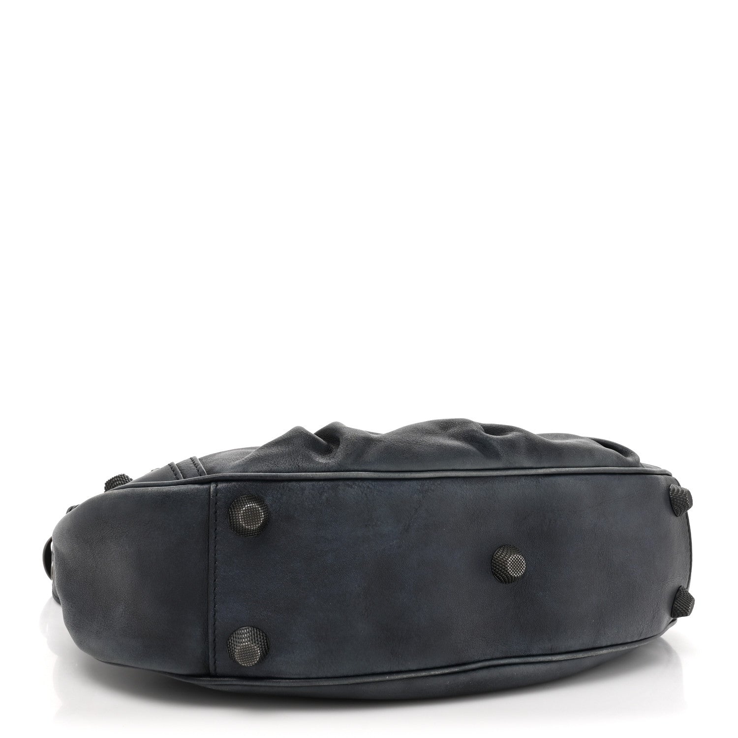 Balenciaga Used Calfskin Small Le Cagole Shoulder Bag Navy 4 of 14