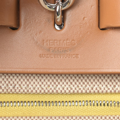 Hermes Toile Vache Hunter Herbag Zip 31 PM Soufre 7 of 12