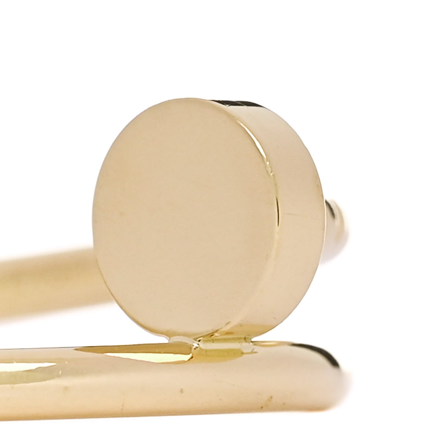 Cartier 18K Yellow Gold Small Juste Un Clou Ring 53 6.5 4 of 6