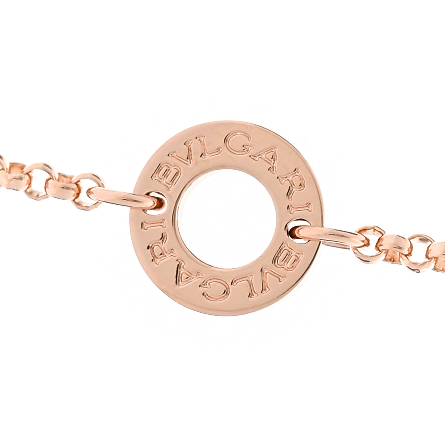 18K Rose Gold Mini B.Zero1 Pendant Necklace