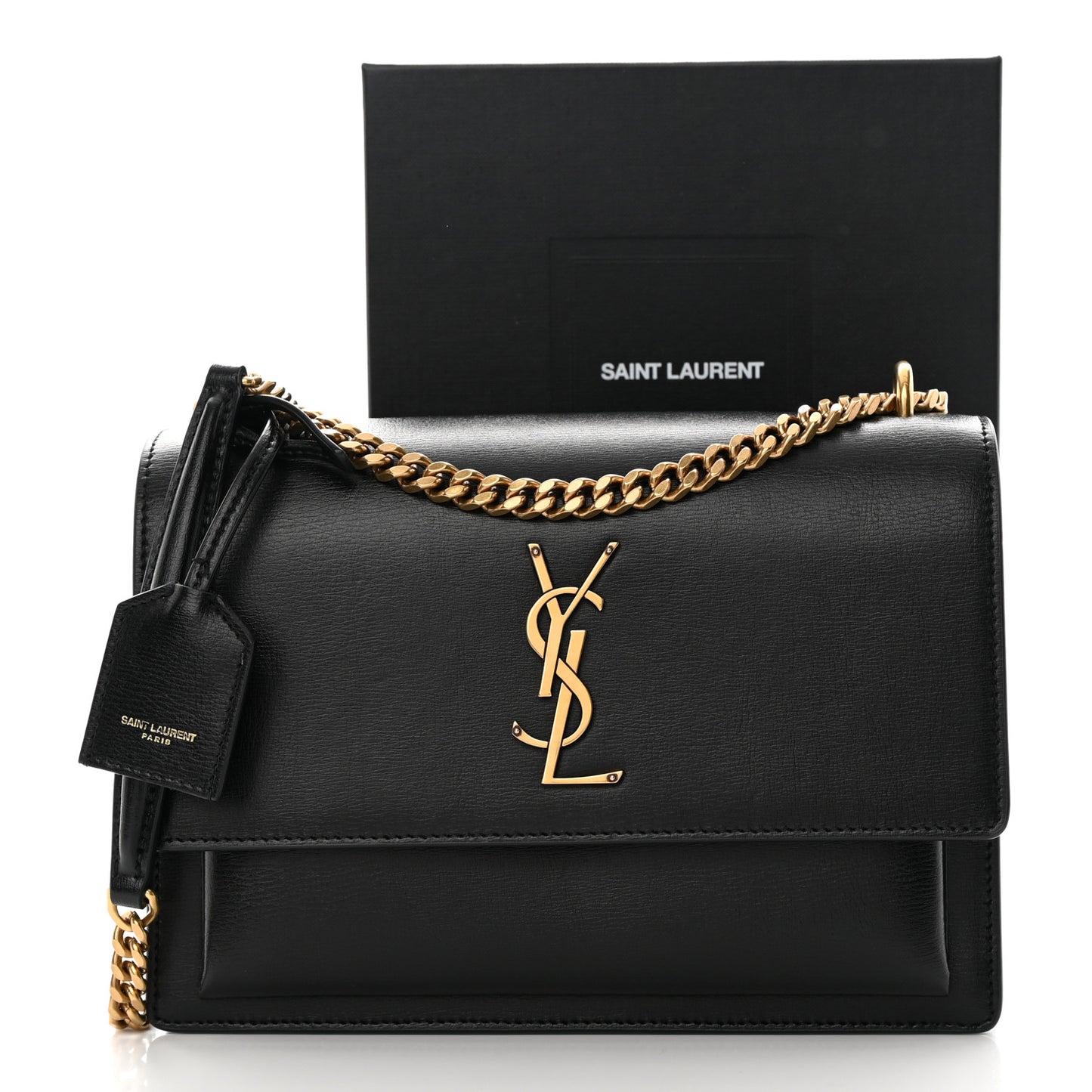 Calfskin Medium Monogram Sunset Black