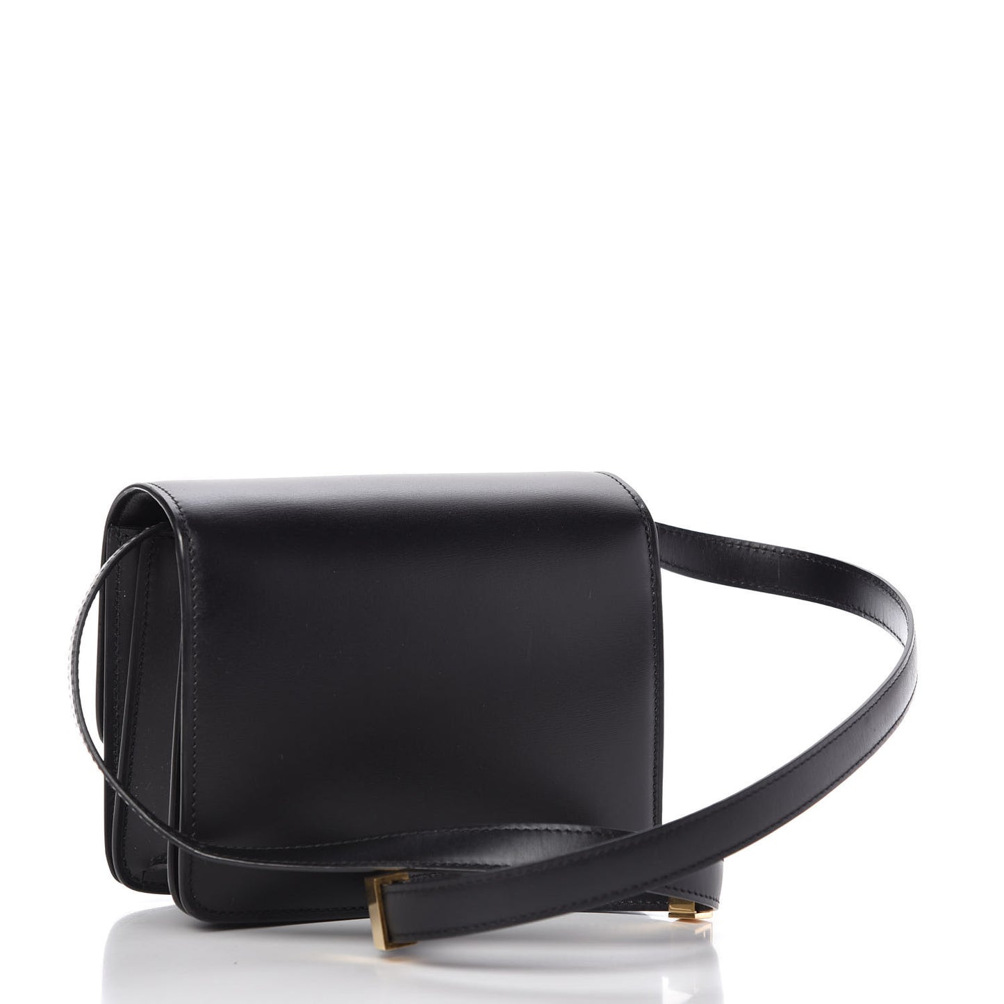 Box Calfskin Small Classic Box Flap Bag Black