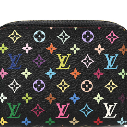 Louis Vuitton Monogram Multicolor Zippy Coin Purse Black Grenade 7 of 7