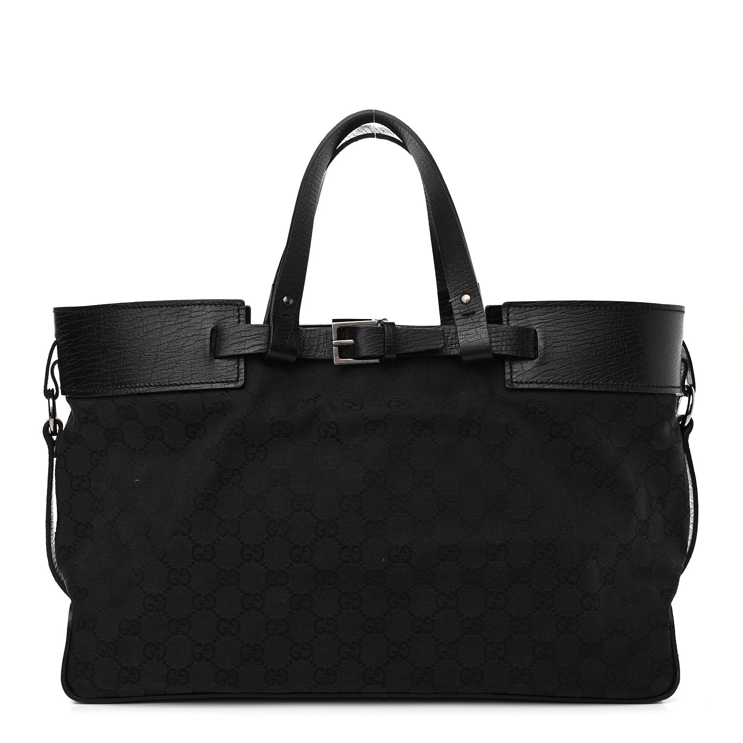 Gucci Monogram Large Tote Black 1 of 10