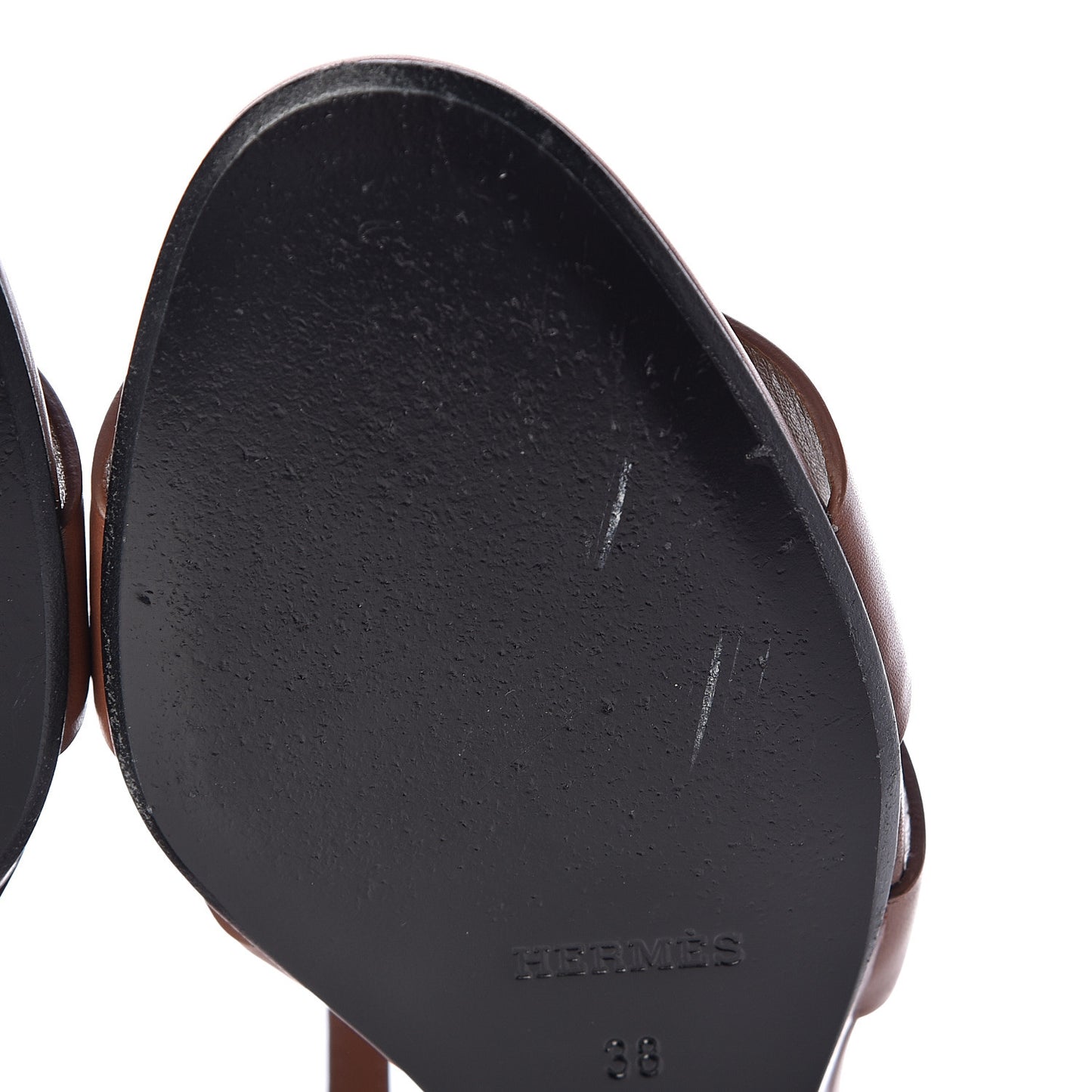 Calfskin Legend Wedge Sandals 38 Gold