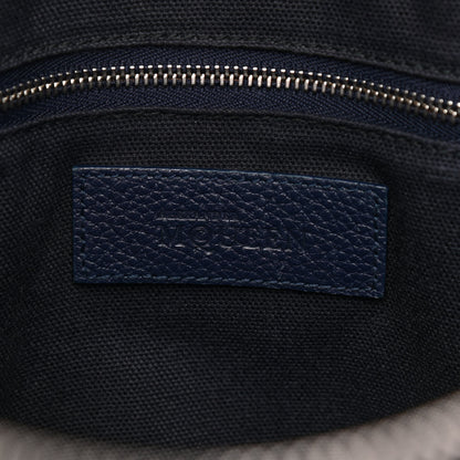 Alexander McQueen Grained Calfskin Small Bi-Color Legend Satchel Navy Black 6 of 12