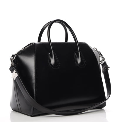 Givenchy Shiny Lord Calfskin Medium Antigona Black 10 of 14