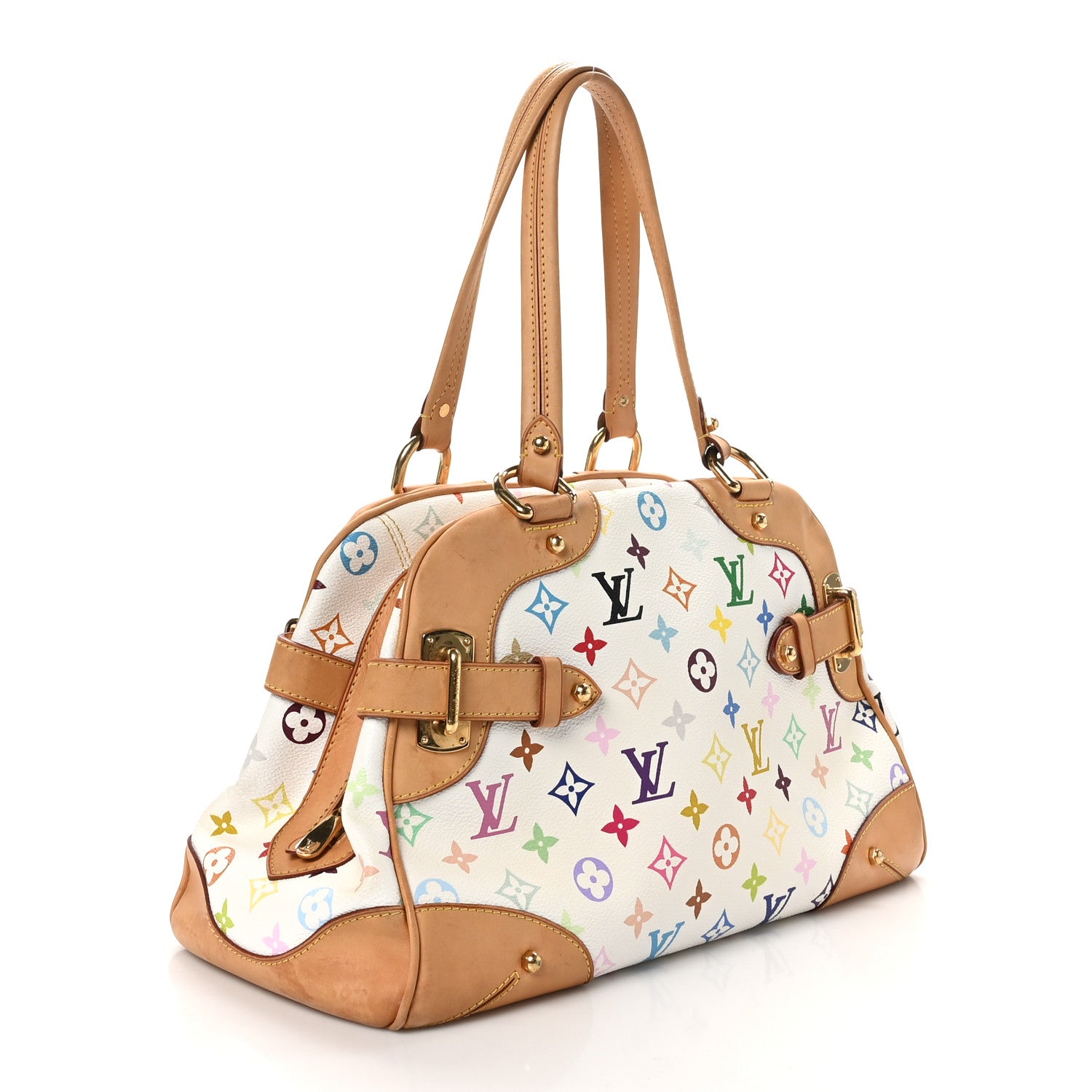 Louis Vuitton Monogram Multicolor Claudia White 3 of 10