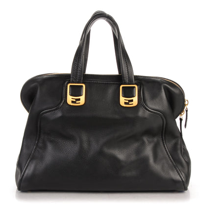 Fendi Vitello Dolce Marmol Large Chameleon Tote Black 1 of 7