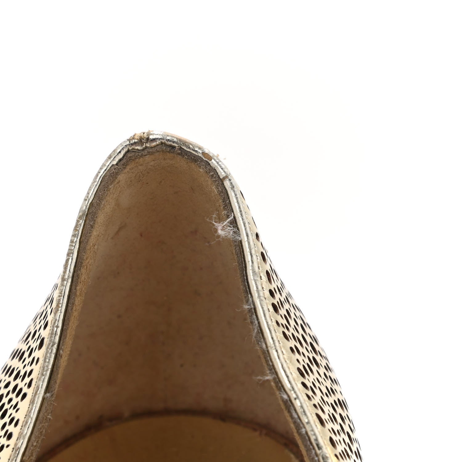 Christian Louboutin Specchio Glitter Galupump 100 Pumps 39 Gold 5 of 11