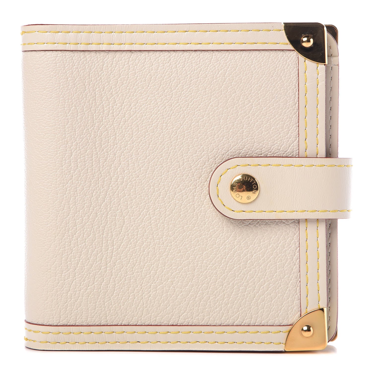 Louis Vuitton Suhali Compact Zipped Wallet White 1 of 8