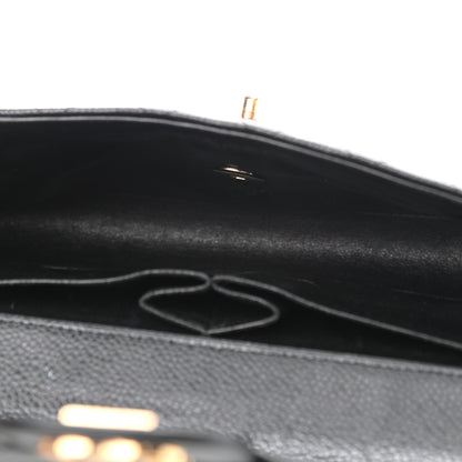 Chanel Caviar Quilted East West Flap Black 5 of 15