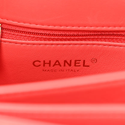 Chanel Lambskin Quilted Medium Trendy CC Flap Dual Handle Bag Red 6 of 12