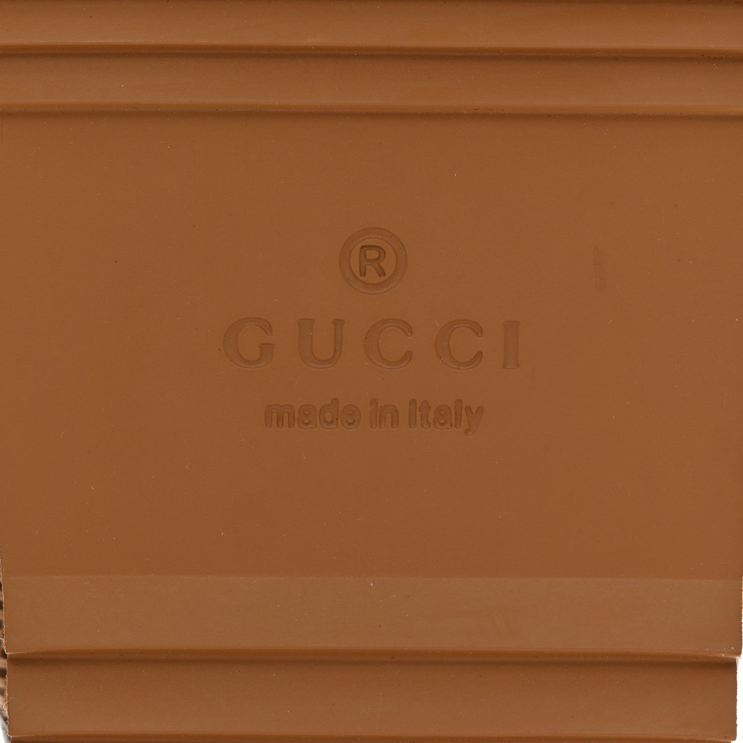 Gucci Monogram Jumbo GG Nappa Samoa Platform 40mm Slide Sandals 36 Camel Ebony New Acero 8 of 8