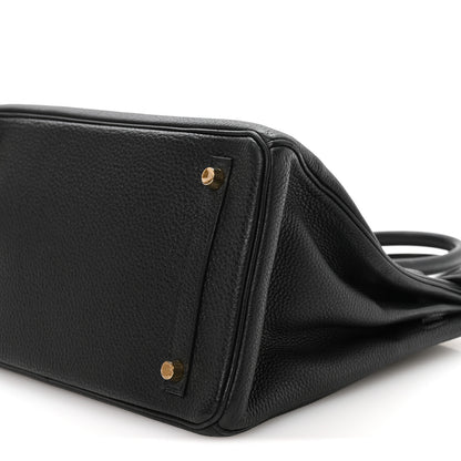 Hermes Togo BIRKIN 30 Black 10 of 11