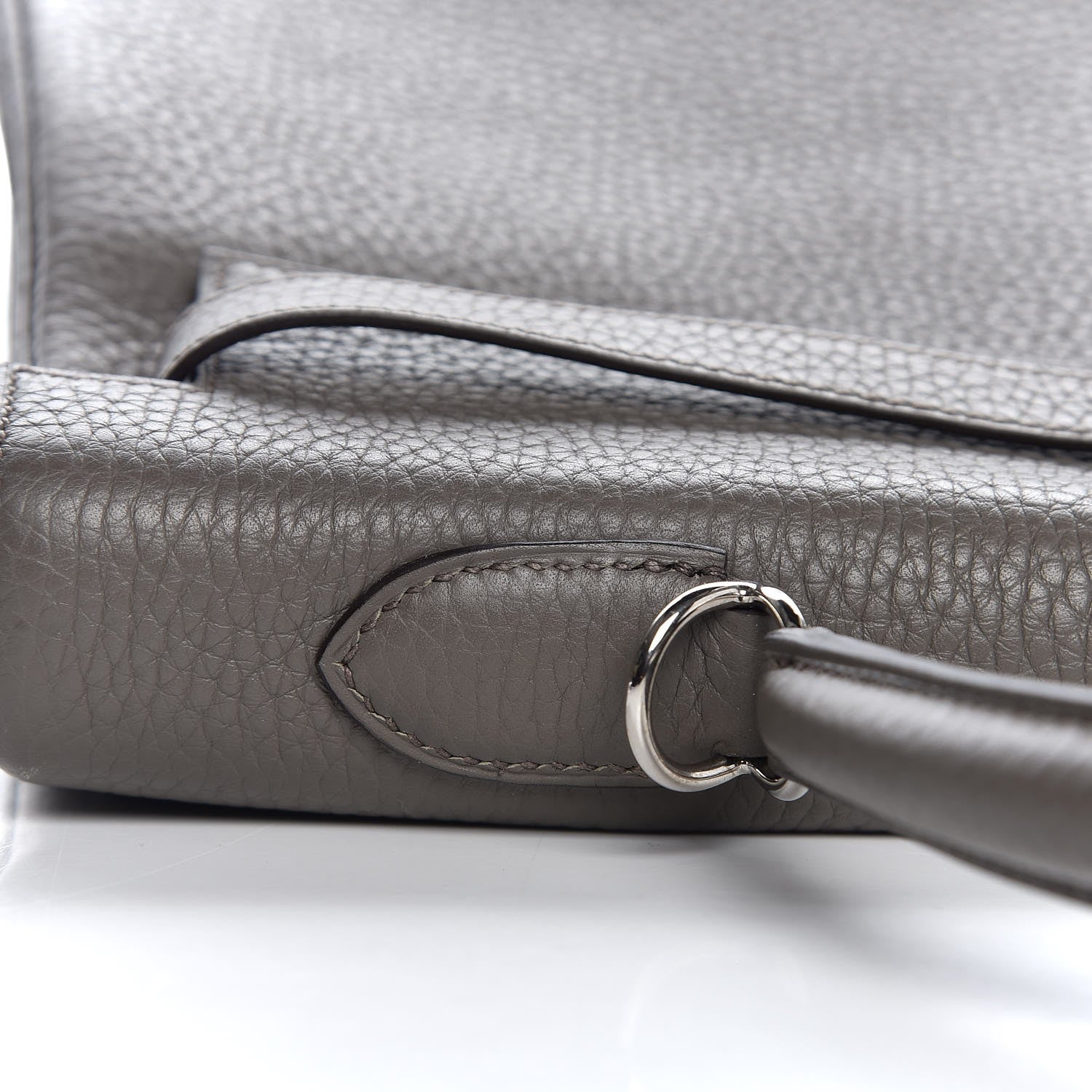 Hermes Taurillon Clemence Kelly Retourne 35 Etain 17 of 40
