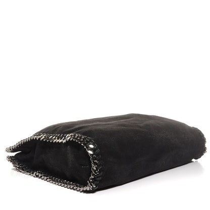 Stella McCartney Shaggy Deer Small Falabella Fold Over Tote Black 4 of 6