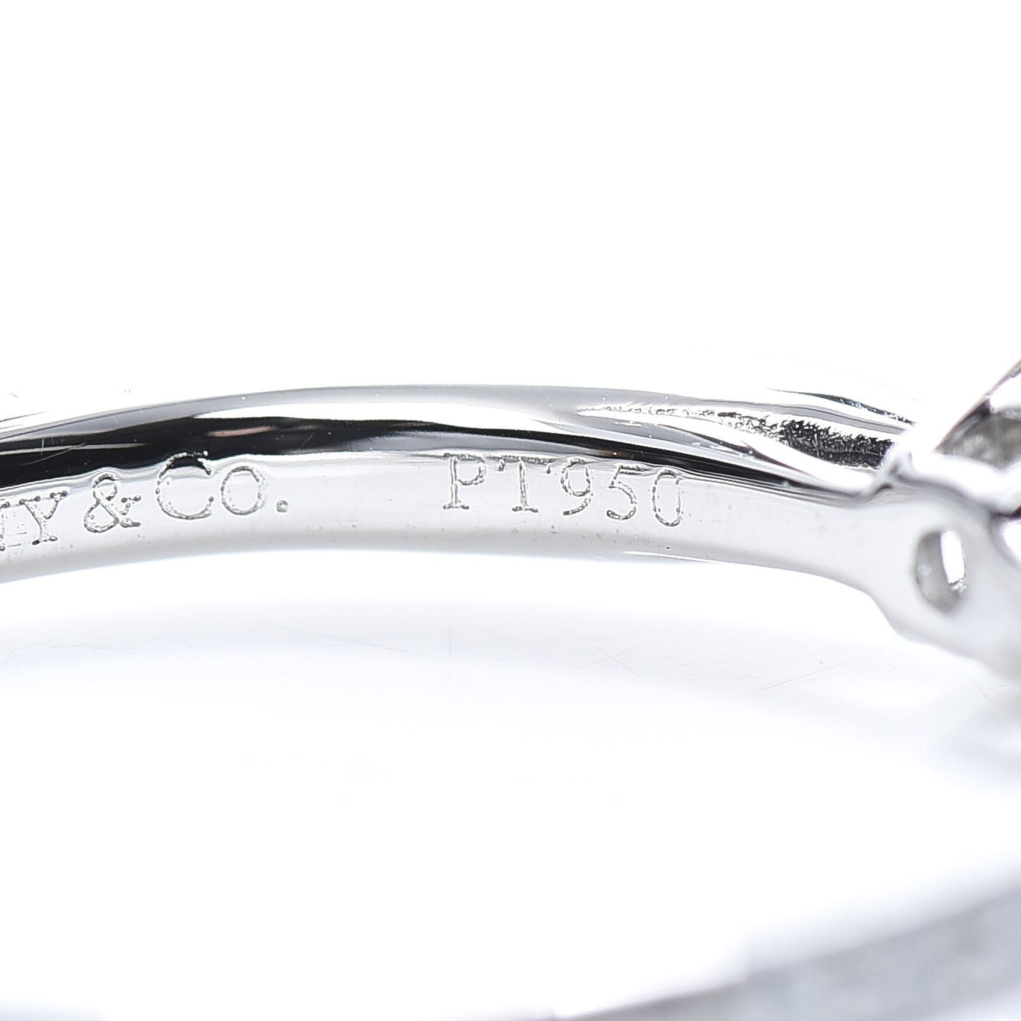 Platinum Diamond .25ct Round Brilliant Harmony Engagement Ring 49 5