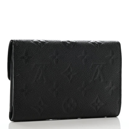 Louis Vuitton Empreinte Compact Curieuse Wallet Black 3 of 7
