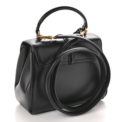 Celine Satinated Calfskin Mini 16 Top Handle Bag Black 3 of 10