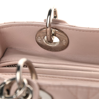 Christian Dior Lambskin Cannage Medium Lady Dior Light Pink 12 of 12