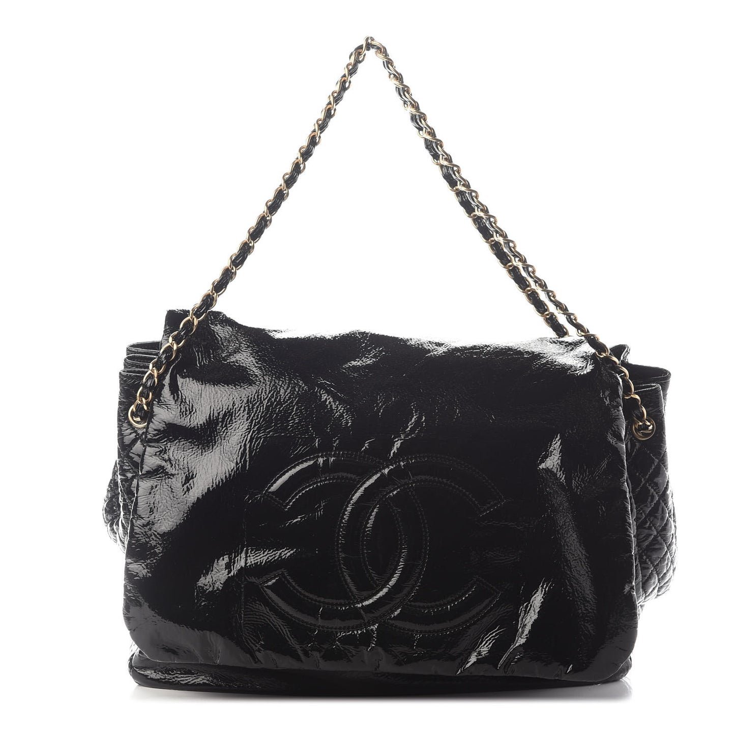 Vinyl XXL Rock and Chain Flap Black