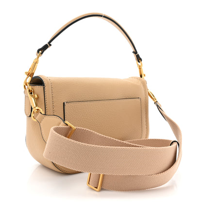 Valentino Garavani Soft Grainy Calfskin Alltime Shoulder Bag Cappuccino 3 of 8