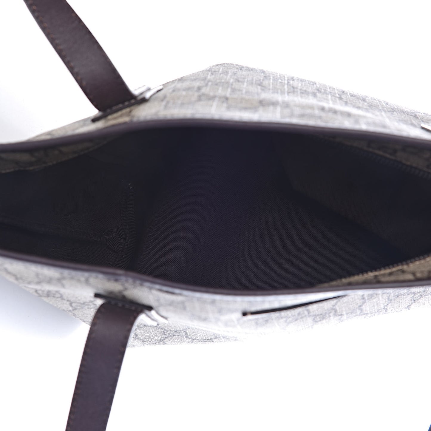 GG Supreme Monogram Small Joy Tote Dark Brown