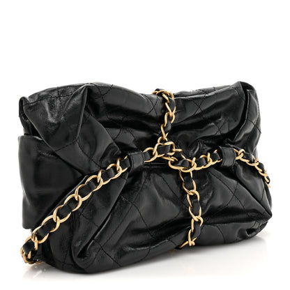 Chanel Calfskin Quilted Baluchon Black 2 of 12