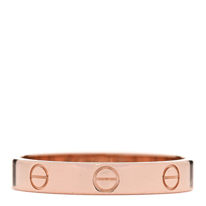 Cartier 18K Pink Gold 3.5mm LOVE Wedding Band Ring 59 8.75 1 of 3