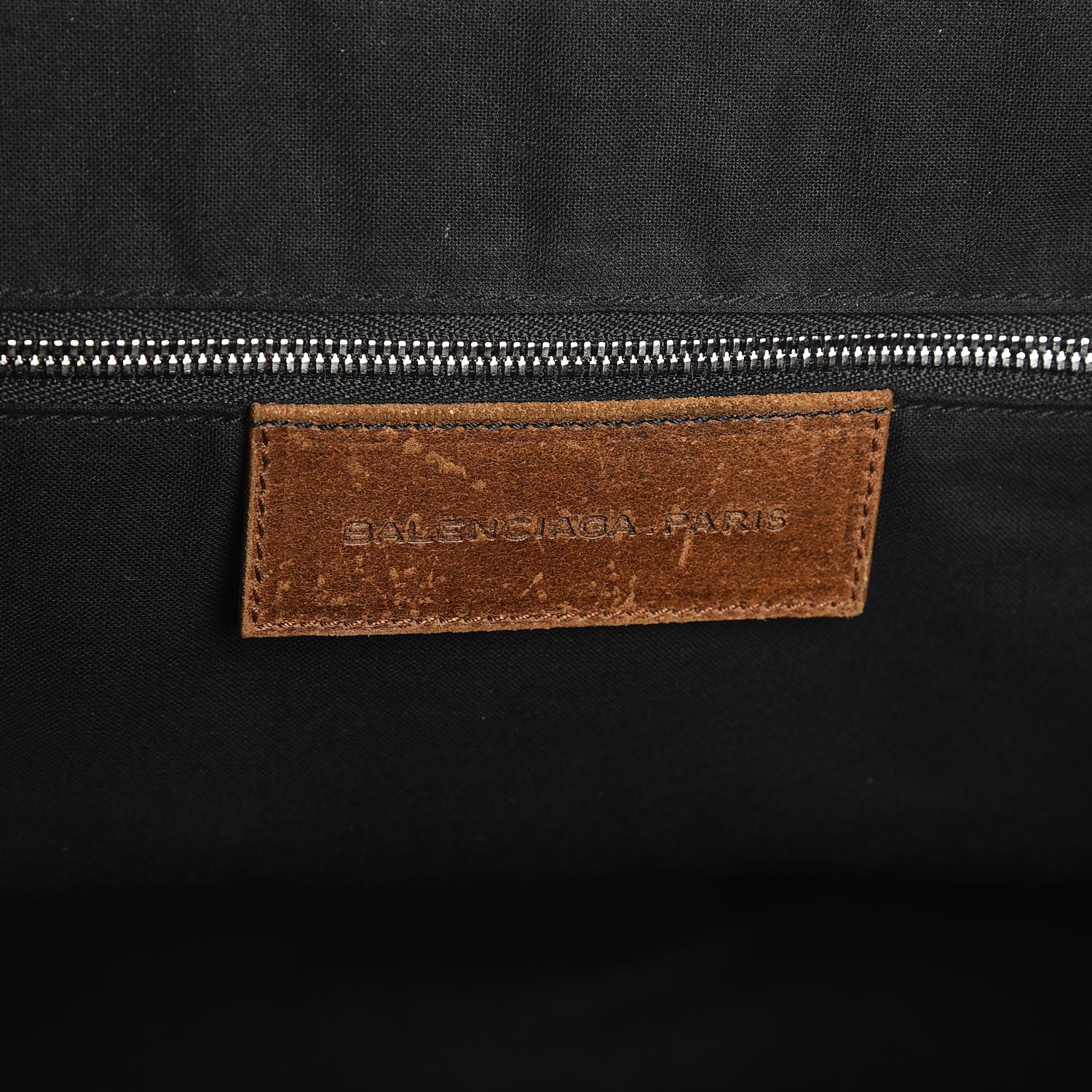 Balenciaga Calfskin Suede Frame Bag Brown Black 6 of 22