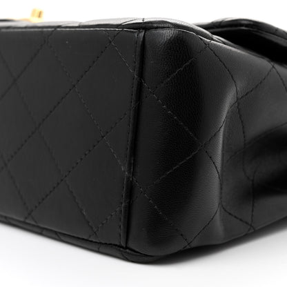 Chanel Lambskin Quilted Maxi Double Flap Black 10 of 12