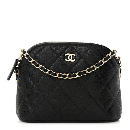 Chanel Caviar Quilted Classic Clutch With Chain Black 1 of 10